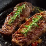 Pan Seared New York Strip Steak First Image