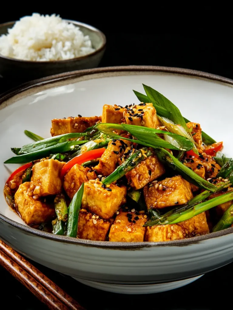 Stir-Fried Tofu (with Ginger and Soy Sauce) First Image