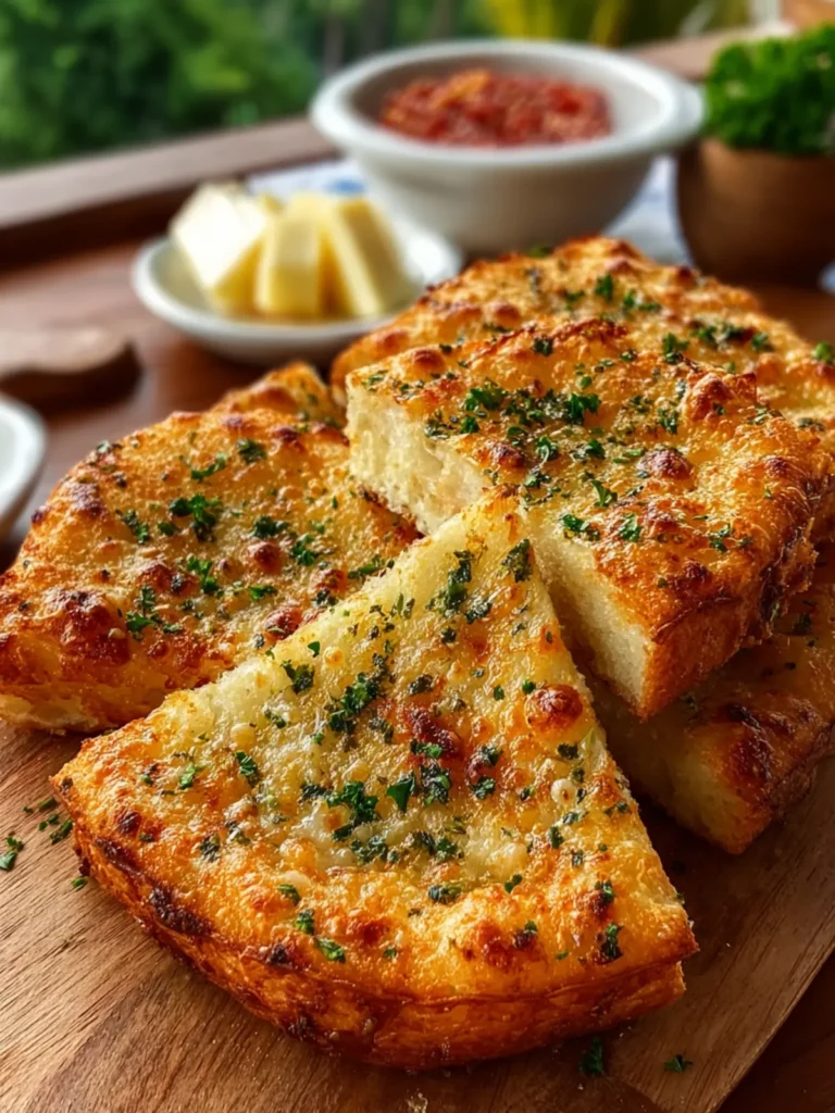 Air Fryer Garlic Bread Made With Tortillas First Image
