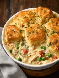 Chicken and Biscuit Casserole First Image