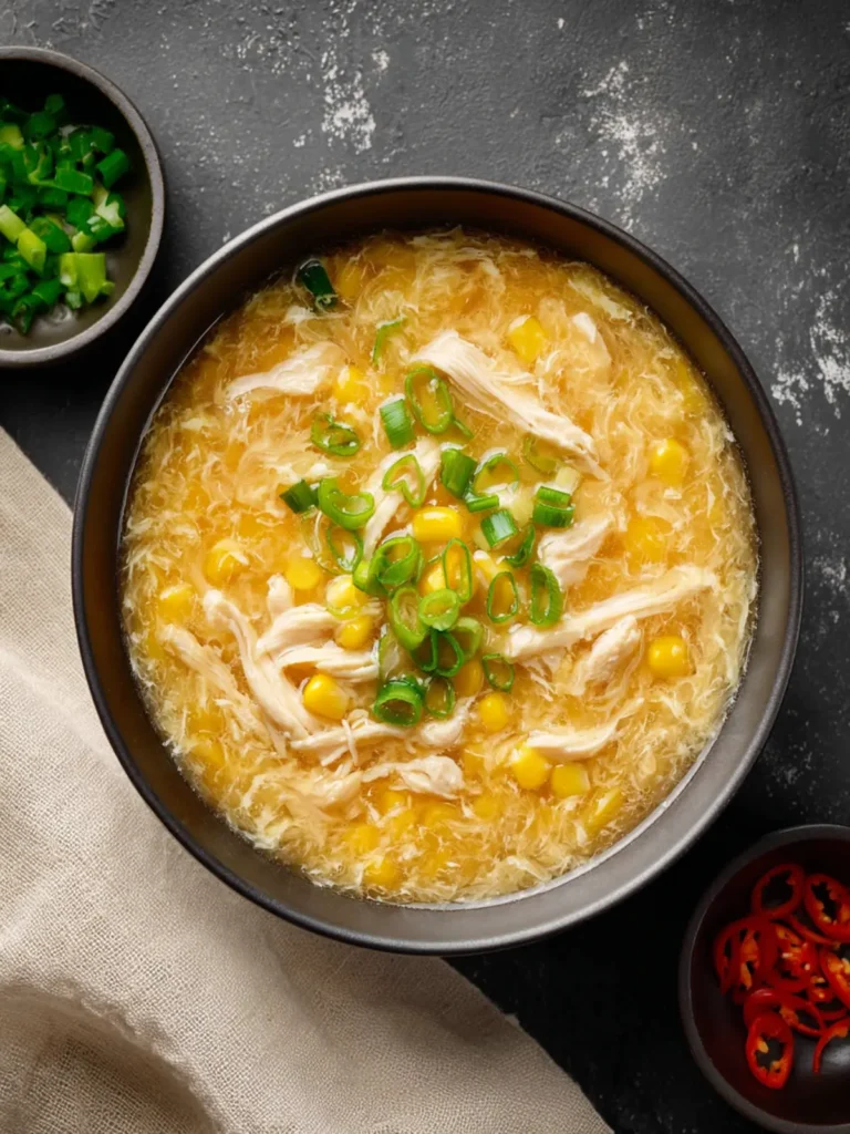 Chicken and Sweetcorn Soup First Image