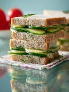 Cucumber Sandwiches First Image