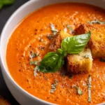 Deliciously Simple Creamy Tomato Basil Soup Recipe to Try Today! First Image