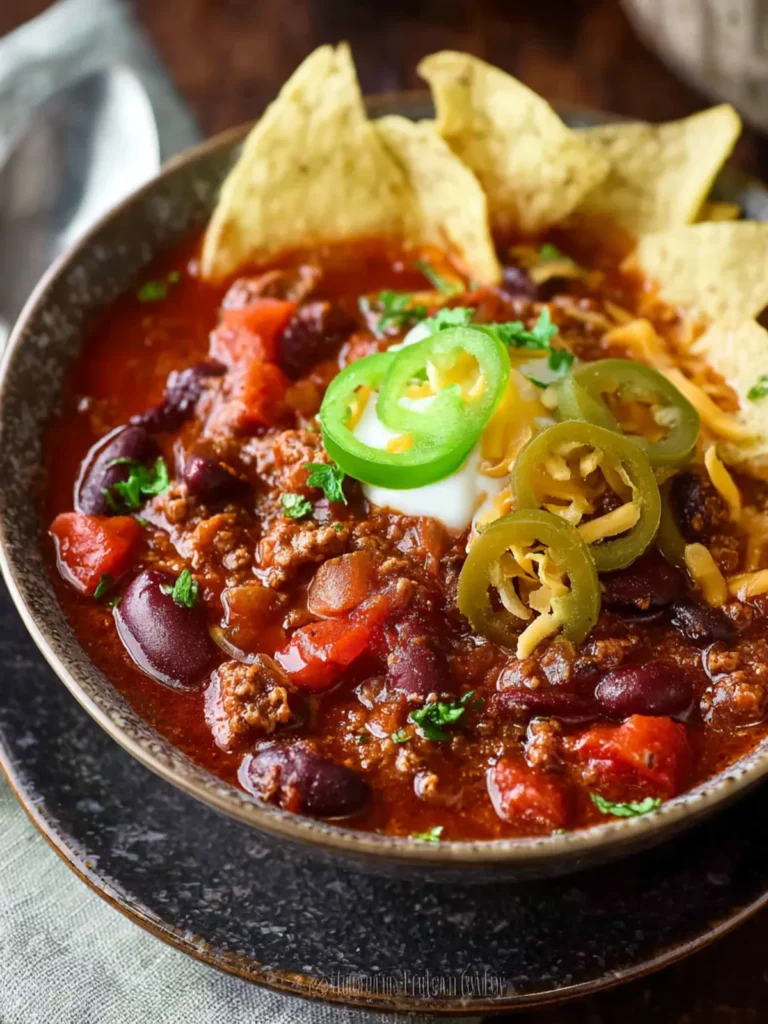 Easy Crockpot Chili First Image