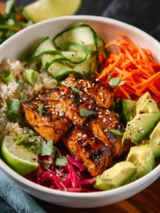 Honey Citrus Salmon Bowl First Image