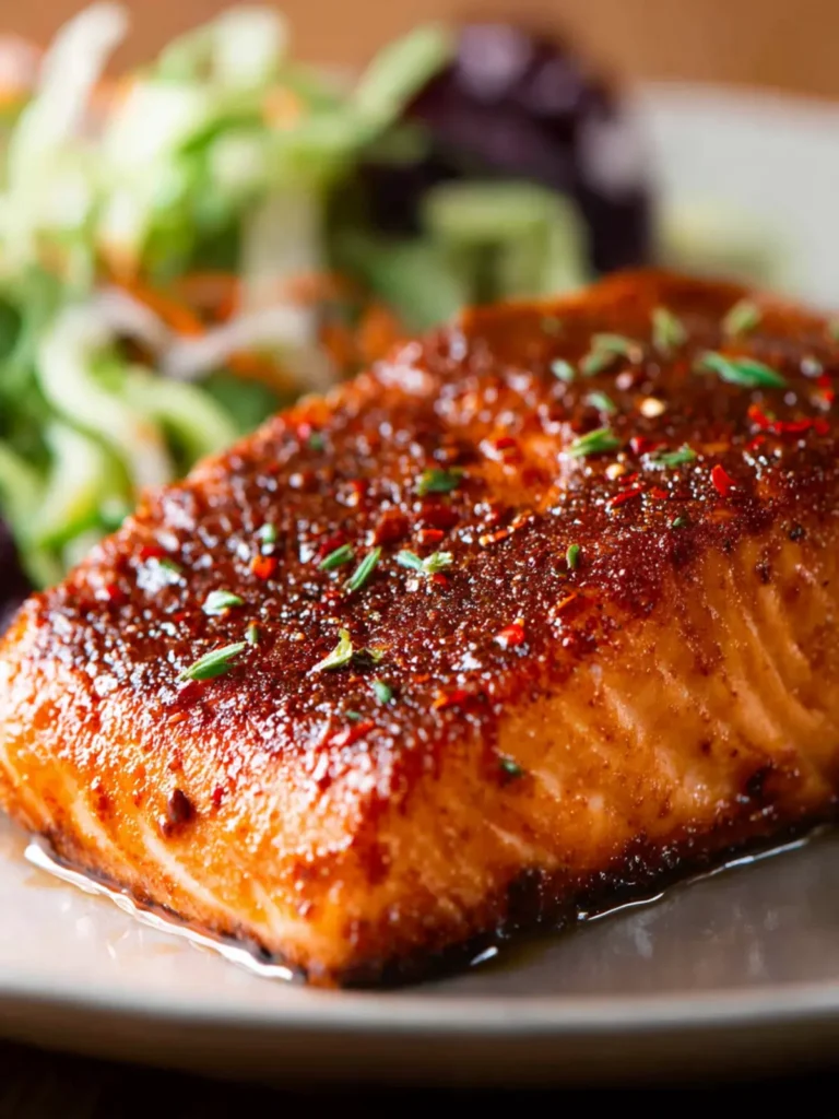 Sweet Spicy Salmon Air Fryer First Image