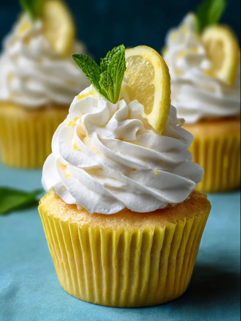 Zesty Lemon Cupcake Recipe (Gluten-Free Optional) First Image