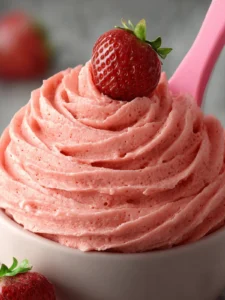 Strawberry Buttercream Frosting First Image