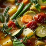 Vegetable Minestrone Soup First Image