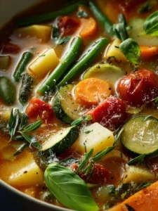 Vegetable Minestrone Soup First Image