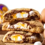 cream egg stuffed cookies First Image